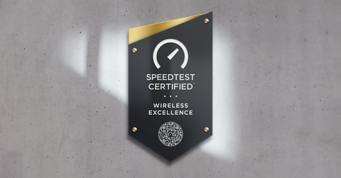 Speedtest Certified Wireless Excellence Award