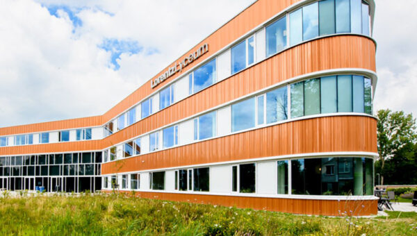 Het gebouw van het Lorentz lyceum in Arnhem, een van de locaties van Quadraam