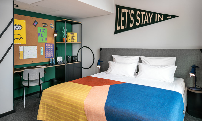 The Social Hub hotelkamer in Berlijn.