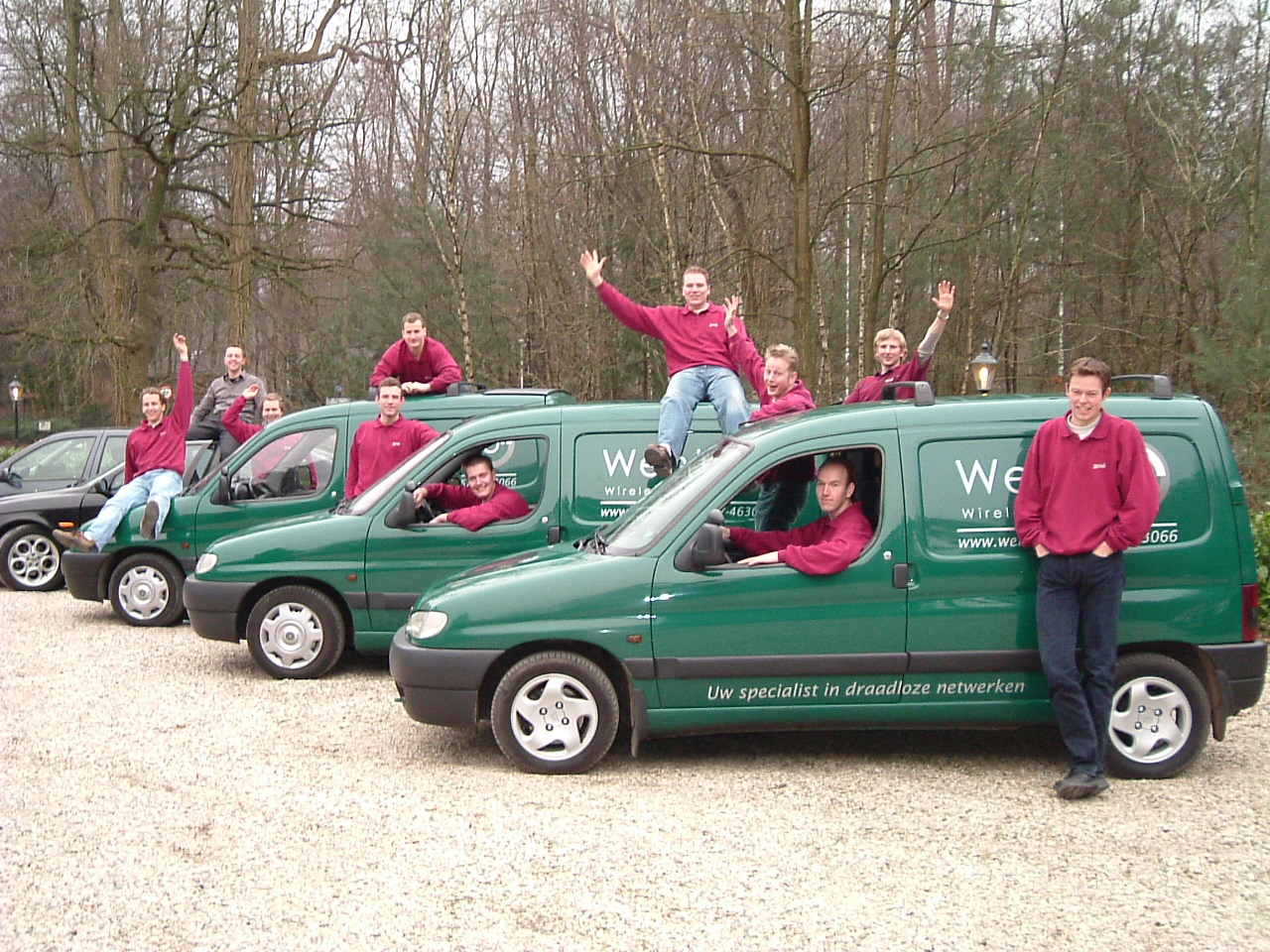 Afbeelding van het eerste wagenpark van Wentzo
